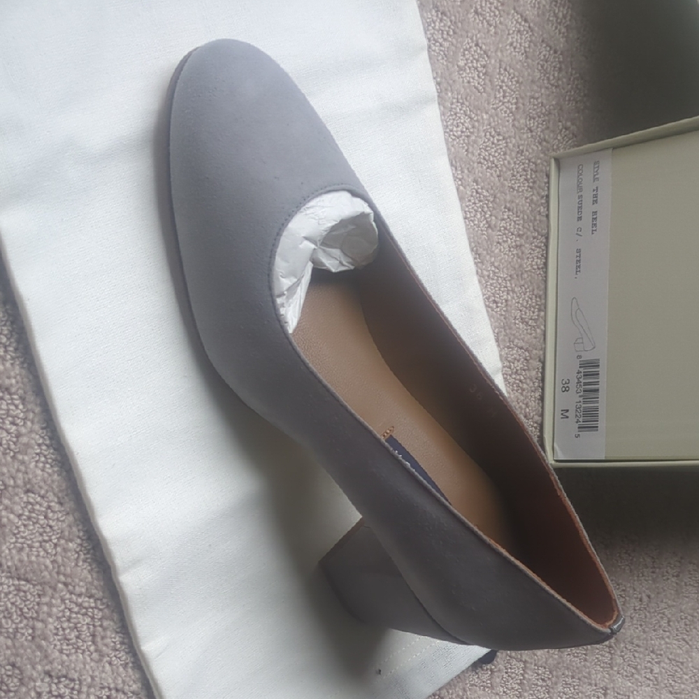 Margaux Steel Suede Women's Shoes